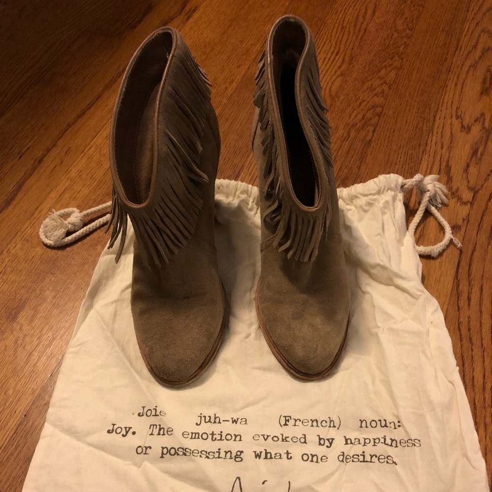 Joie Fringe Booties